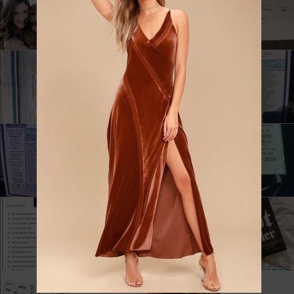 Free People Velvet Dress